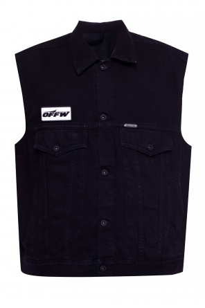 Denim vest with metal logo, zdjęcie 1 Denim vest with metal logo od Off White